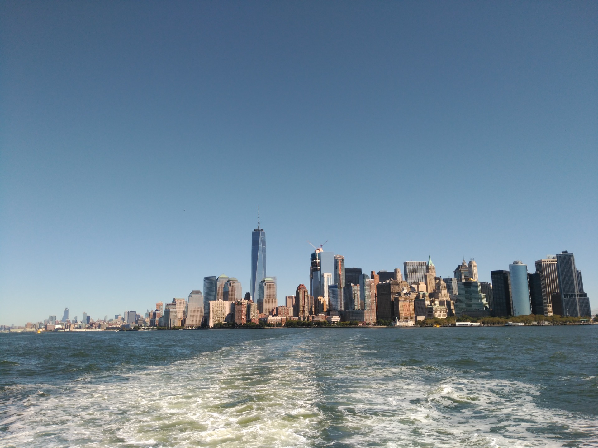 Manhattan desde el Ferry a la Estatua de la Libertad